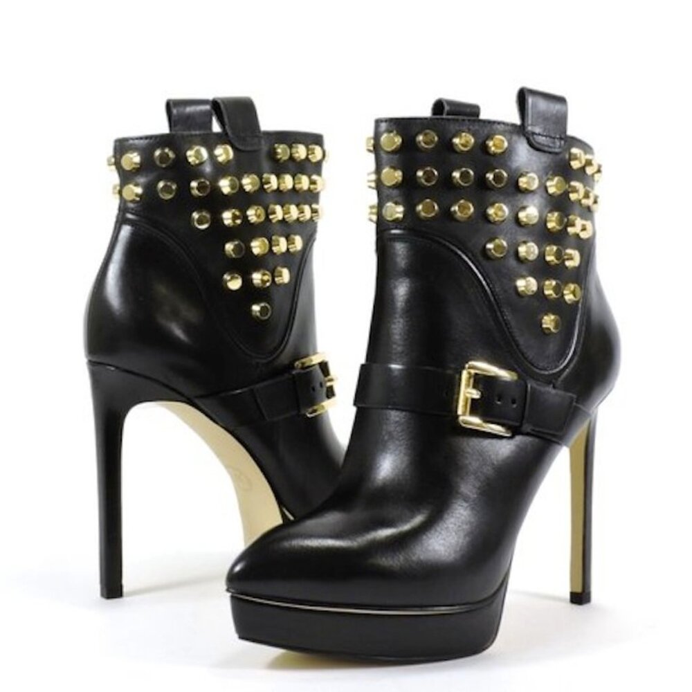 NWOB Michael by Michael Kors Bryn Studded Platform Bootie
